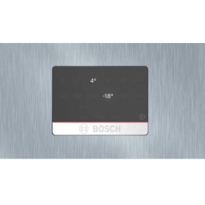 Kombinierter Kühlschrank - BOSCH - KGN56XLEB - Klasse E - 508 l - 193 x 70 x 80 cm - Edelstahl