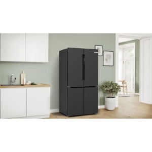 Kombinierter Kühlschrank - BOSCH SER4 - KFN96AXEA - Mehrtürig - Klasse E - 605 l - 183 x 90,5 x 73,1 cm - Gebürsteter Stahl