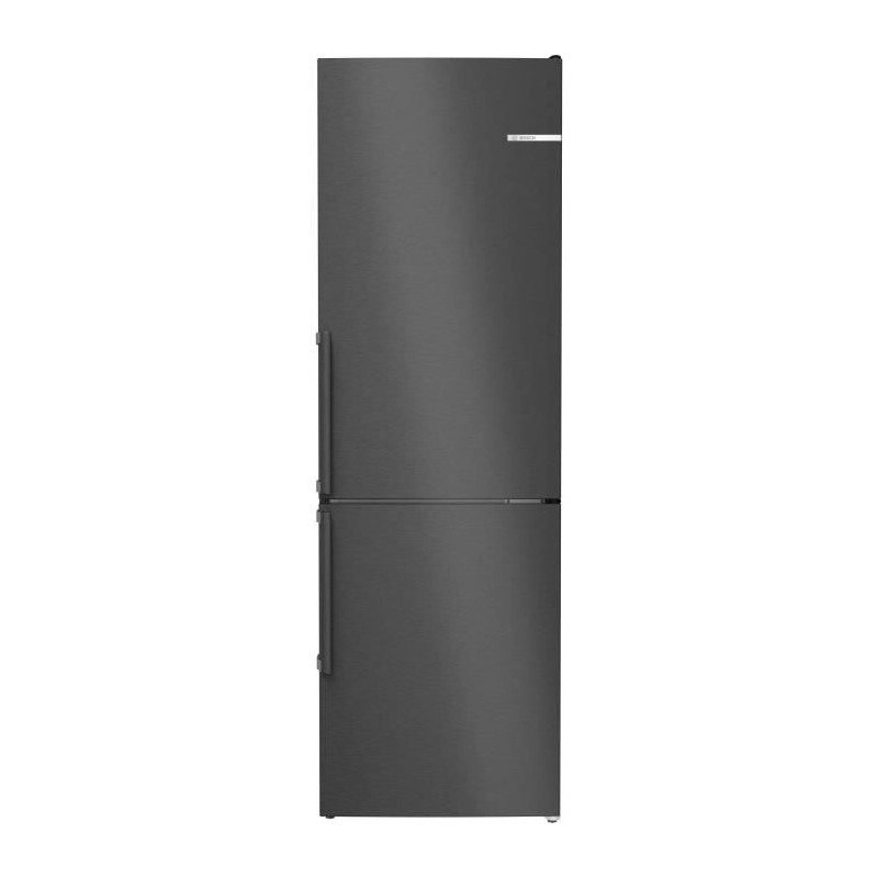 Kombinierter Kühlschrank - BOSCH - KGN36VXCT - Klasse C - 321 l - 186 x 60 x 66,50 cm - Schwarz gebürsteter Stahl