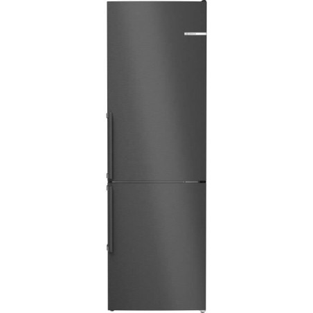 Kombinierter Kühlschrank - BOSCH - KGN36VXCT - Klasse C - 321 l - 186 x 60 x 66,50 cm - Schwarz gebürsteter Stahl