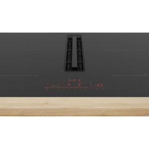 Aspirante-Induktionskochfeld – BOSCH SER6 – PVQ811H26E Schwarz – 4 Brenner – Home Connect – L802 x T522 mm