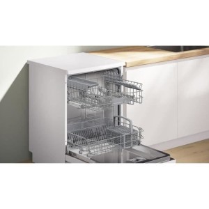 Lave-vaisselle pose libre BOSCH SMS2HTW02E SER2 - 13 couverts - Induction - L60cm - 43 dB - Classe D - Blanc