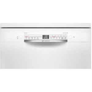 Lave-vaisselle pose libre BOSCH SMS2HTW02E SER2 - 13 couverts - Induction - L60cm - 43 dB - Classe D - Blanc
