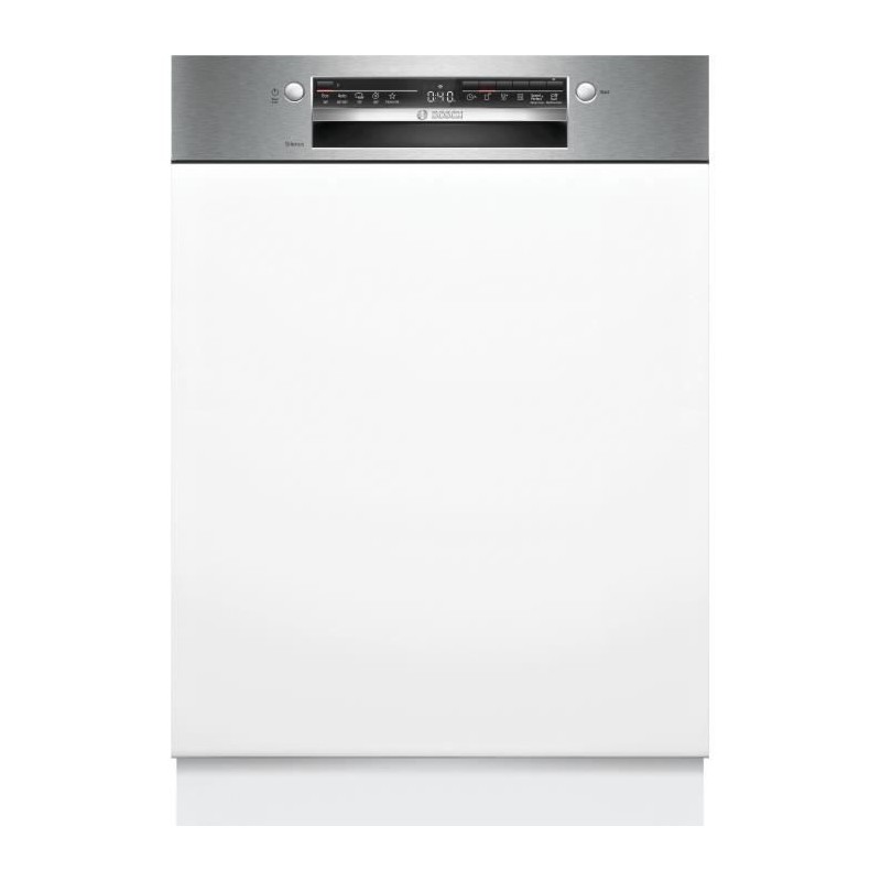 BOSCH SMI2HTS02E SER2 Halbeinbau-Geschirrspüler – 13 Maßgedecke – Induktion – L 60 cm – 46 dB – gebürsteter Stahl