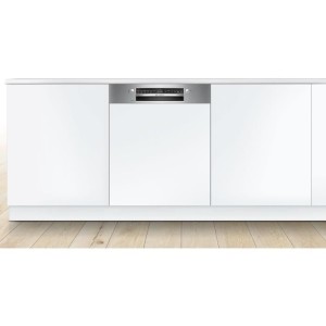 BOSCH SMI2HTS02E SER2 Halbeinbau-Geschirrspüler – 13 Maßgedecke – Induktion – L 60 cm – 46 dB – gebürsteter Stahl