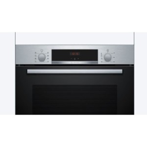 Ecoclean Einbaubackofen – BOSCH SER4 – Edelstahl – 71 l – Energieklasse A+ – 59,5 x 59,4 x 54,8 cm