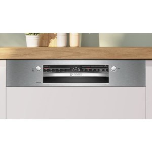 BOSCH SMI2HTS02E SER2 Halbeinbau-Geschirrspüler – 13 Maßgedecke – Induktion – L 60 cm – 46 dB – gebürsteter Stahl