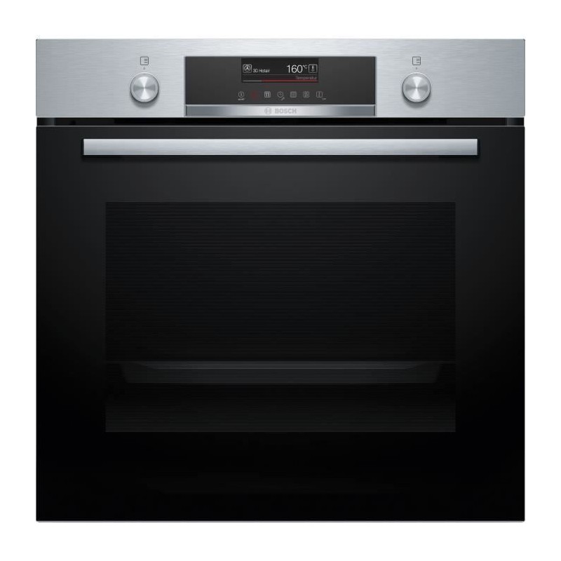 Four pyrolyse Softclose - BOSCH SER6 - HBG579BS3F - Inox - 14 modes de cuisson - 59,5 x 59,4 x 54,8 cm