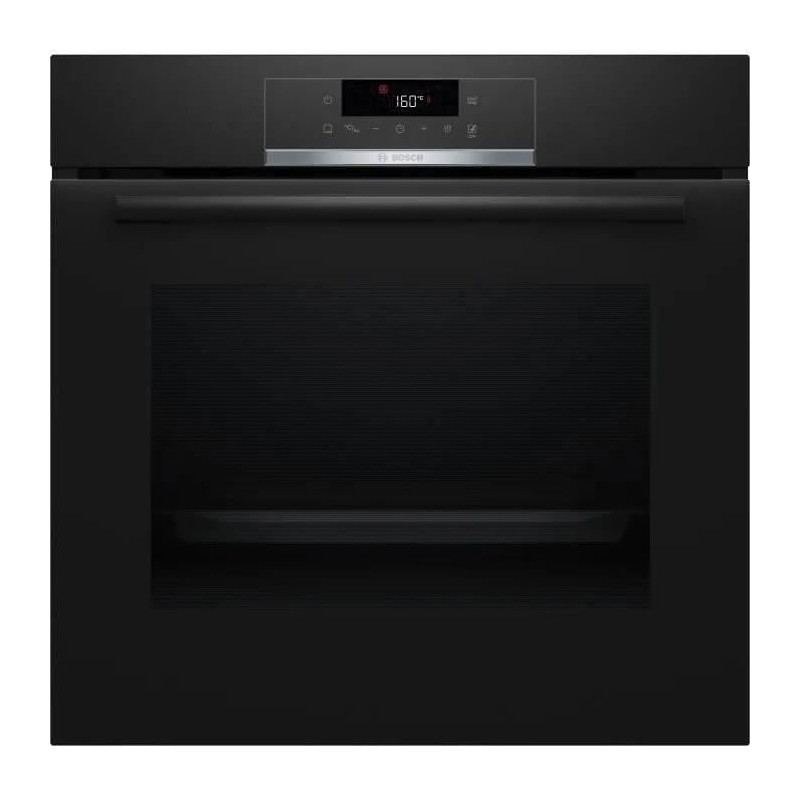 Four pyrolyse Softclose - BOSCH SER4 - HQG572BB3F - Noir - 8 modes de cuisson - 59,5 x 59,4 x 54,8 cm