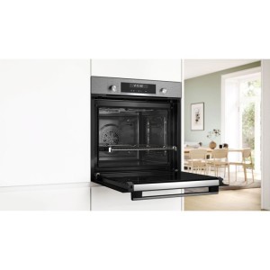 Einbaubackofen – Pyrolyse-Selbstreinigung – BOSCH Serie 6 – HBG578ES7 – Edelstahl – 59,4 x 54,8 x 59,5 cm