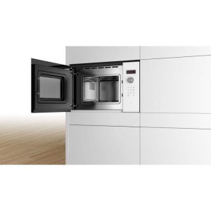 Micro-onde encastrable - BOSCH SER4 - BFL523MW1F - Blanc - 59,4 x 31,7 x 38,2 cm