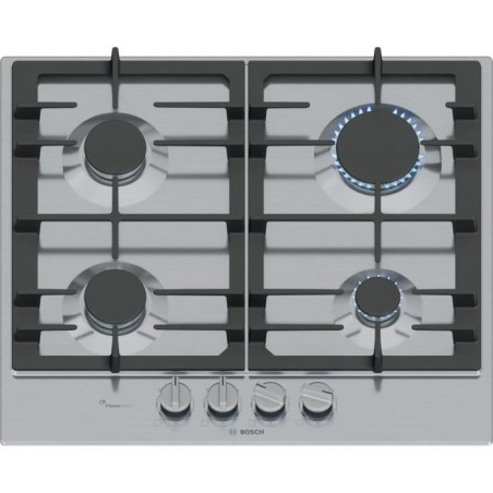 Gaskochfeld - BOSCH Serie 6 - 4 Brenner - 52 x 58,2 x 4,5 cm - PCP6A5I90 - Edelstahl