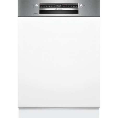 Lave-vaisselle semi-encastrable BOSCH SMI6ZCS10E SER6 - 14 couverts - Induction - L60cm - 40 dB - Classe B - tiroir - Acier Bros