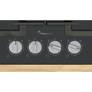 Gaskochfeld - BOSCH Serie 6 - 4 Brenner - 52 x 59 x 4,5 cm - PPP6A6I40 - Schwarz