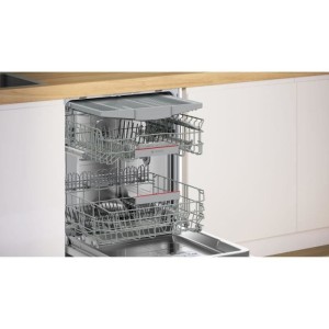 Lave-vaisselle semi-encastrable BOSCH SMI6ZCS10E SER6 - 14 couverts - Induction - L60cm - 40 dB - Classe B - tiroir - Acier Bros