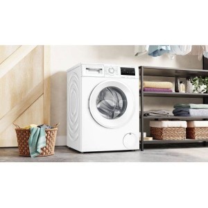 Lave-linge hublot BOSCH WAN2827UFR SER4 - 8 kg - Induction - L60cm - 1400 trs/min - Classe A - Vapeur - Blanc