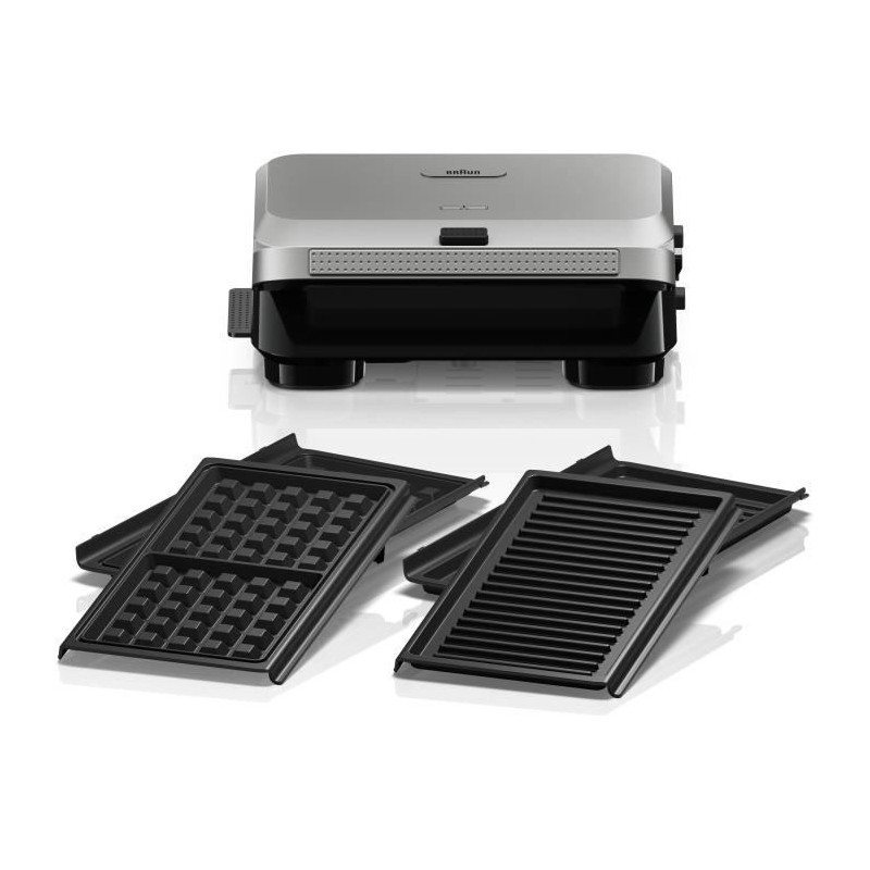 Grill - BRAUN - Sandwich Maker 5 SM5005 - 800 W - Edelstahl / Schwarz
