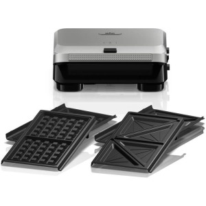 Grill - BRAUN - Sandwich Maker 5 SM5005 - 800 W - Edelstahl / Schwarz
