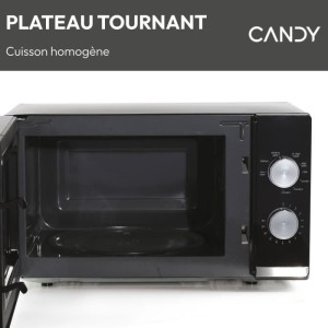 CMG20TNMB Mikrowelle CANDY Moderna Grill 20L 700W - 900W Grill - Mechanische Benutzeroberfläche 6 Leistungsstufen - Gewichtsauf