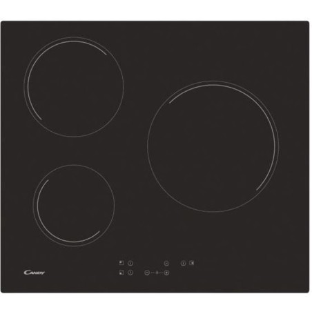 CANDY CH63CT - Cerankochfeld - 5500W - 3 Brenner - Schwarz
