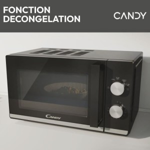 Micrower Lay Free Candy CMW20TNMB - Schwarz - 20 l - 700W - 24,5 cm Tablett