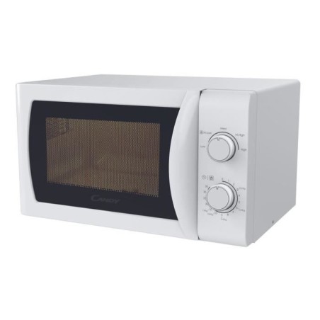 Micro-ondes CANDY CMW20SMW - 20L - 700W - UI mécanique - 5 niveaux de puissance - Blanc