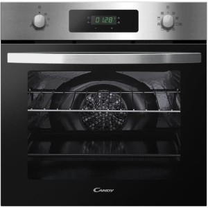 Four pyrolyse - Chaleur tournante CANDY FICD X676 - Inox et noir - Classe A
