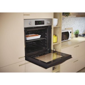 Four pyrolyse - Chaleur tournante CANDY FICD X676 - Inox et noir - Classe A