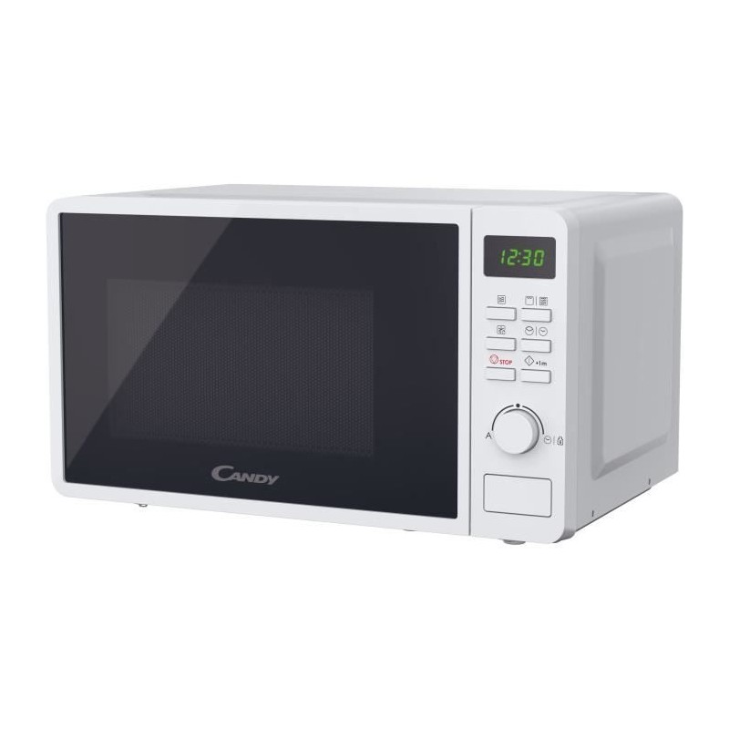 Micro-ondes Gril - CANDY CMGA20SDLWLI Idea - 20L - MO : 700W - Gril : 800W - UI digitale - 5 niveaux de puissance - Blanc