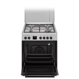 Continental Gas Cook CECG60FCS1 - 4 Lichter - L59.8 x P61 XH83CM- Silber