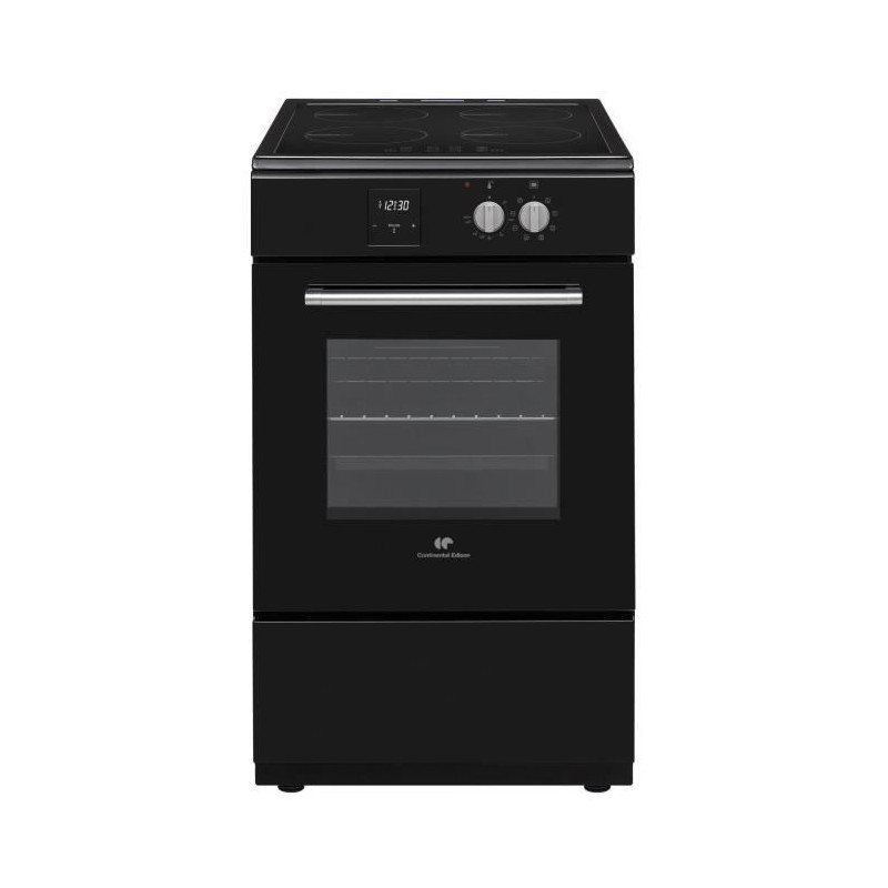 Cuisiniere a induction - CONTINENTAL EDISON - CECI3FCB2 - 4 feux - 50 x 85 x 60 cm - Noir