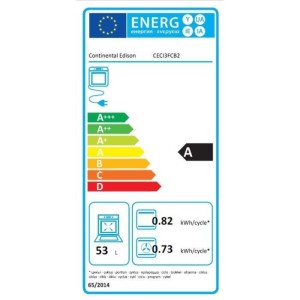 Cuisiniere a induction - CONTINENTAL EDISON - CECI3FCB2 - 4 feux - ...