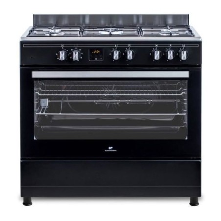 Multifunktions-Katalyseherd - CONTINENTAL EDISON - CECP9060BDD - 95 L - Digitalanzeige - L90 x H85 cm - Schwarz
