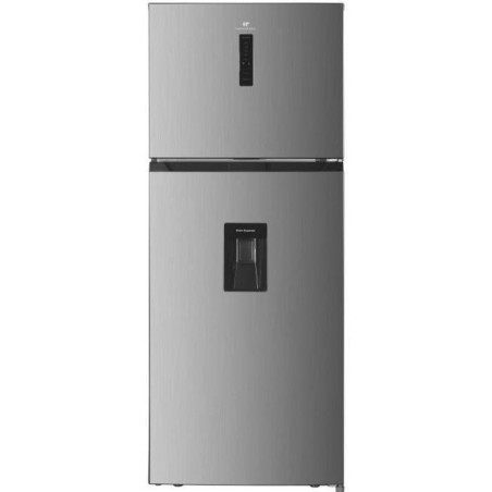 Réfrigérateur congélateur haut - CONTINENTAL EDISON - 413L - Total No Frost(Sans givre) - inox - L70 cm x H 178 cm