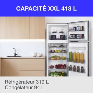 Kühlschrank hoch freien Gefrierschrank - Continental Edison - 413L ...