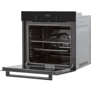 Four encastrable nettoyage catalyse - chaleur pulsée CONTINENTAL EDISON F80CBP Noir programmateur digital - 59,5 x 59,5 x 56,6