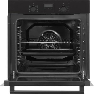 Four encastrable nettoyage catalyse - chaleur pulsée CONTINENTAL EDISON F80CBP Noir programmateur digital - 59,5 x 59,5 x 56,6