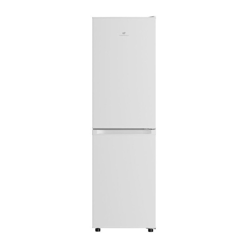 Réfrigérateur congélateur bas - CONTINENTAL EDISON - CEFC193NFW3 - Classe E - 193 L - L48,5 x P60 x 158,5cm - Blanc
