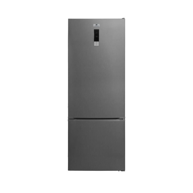Réfrigérateur congélateur bas CONTINENTAL EDISON- 472L - Total No Frost ( Sans givre) - 41 dB - L70 cmxH186cm -inox
