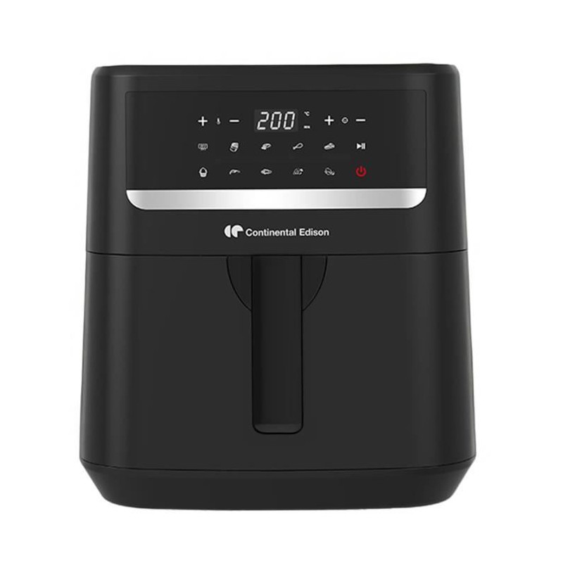 Continental Edison CEFR240092L Heißluftfritteuse – 1800 W – 9,2 l – Schwarz