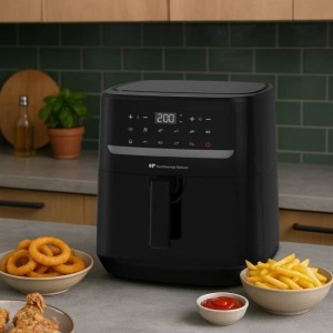 Continental Edison CEFR240092L Heißluftfritteuse – 1800 W – 9,2 l – Schwarz