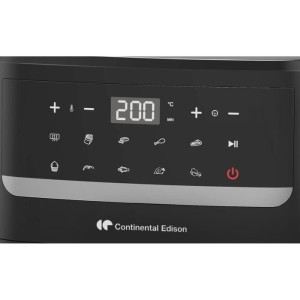 Continental Edison CEFR240092L Heißluftfritteuse – 1800 W – 9,2 l – Schwarz