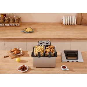 Deep fryer - CONTINENTAL EDISON - CEFR5IN3P - 5 L - 3 baskets