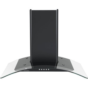 Hotte décorative - CONTINENTAL EDISON - CEH60GB2 - Classe A - 60 x 47 x 50,84 cm - Noir / Verre