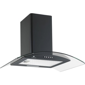 Hotte décorative - CONTINENTAL EDISON - CEH60GB2 - Classe A - 60 x 47 x 50,84 cm - Noir / Verre