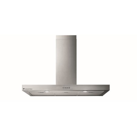 CONTINENTAL EDISON CEHD9058S dekorative Dunstabzugshaube aus Edelstahl – 90 cm