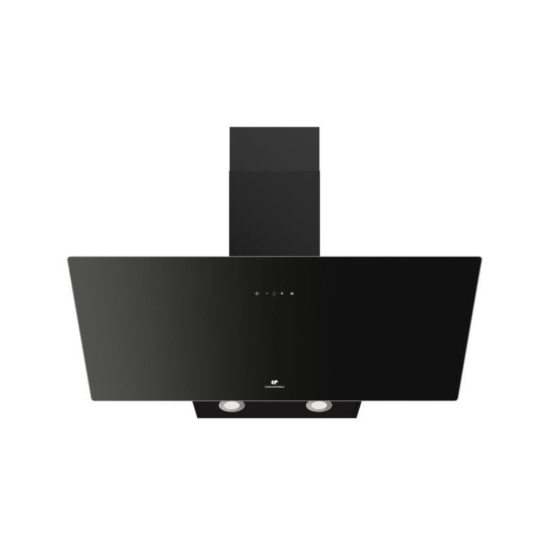 Decorative inclined hood - CONTINENTAL EDISON - CEHDI90B - A +++ - L90 cm - Black