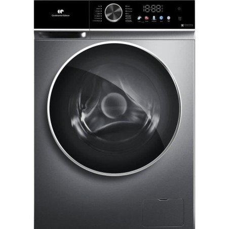Frontlader-Waschmaschine - CONTINENTAL EDISON - CELL1012DDS1 - 10 kg - Direktinduktionsmotor - 60 cm - 1200 U/min - Silber