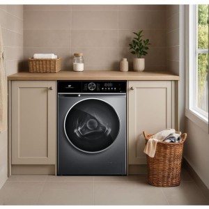 Frontlader-Waschmaschine - CONTINENTAL EDISON - CELL1012DDS1 - 10 kg - Direktinduktionsmotor - 60 cm - 1200 U/min - Silber