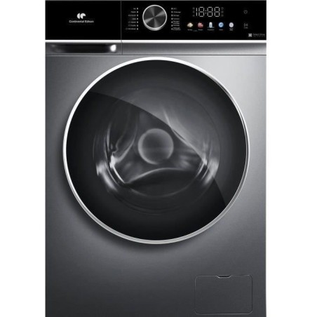 Waschtrockner - CONTINENTAL EDISON - CELS106S - 10 kg / 6 kg - Direktinduktionsmotor - 60 cm - 1200 U/min - Silber